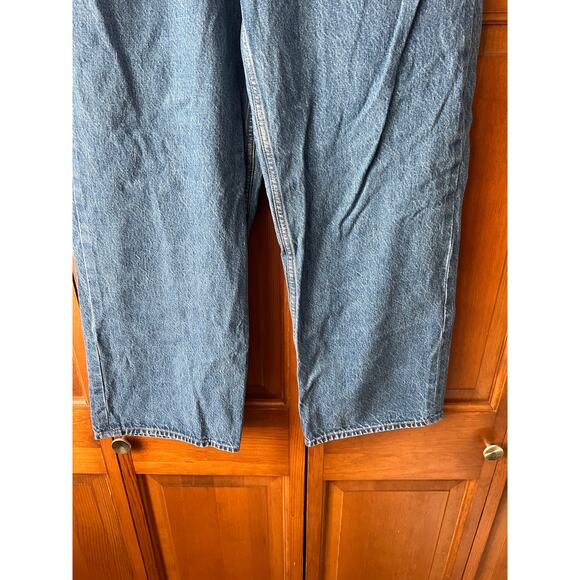Abercrombie & Fitch Women's Curve Love Mid Rise Straight Leg Jeans Blue SZ 26/8 - Picture 3 of 9